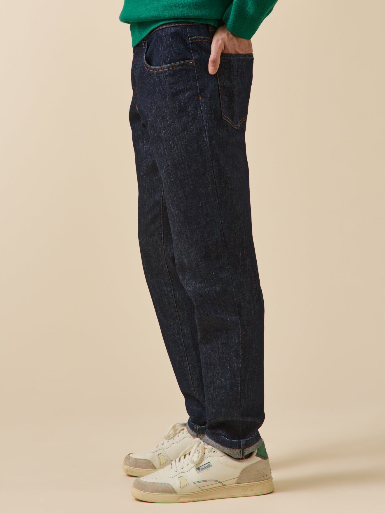 Jean regular homme coton biologique