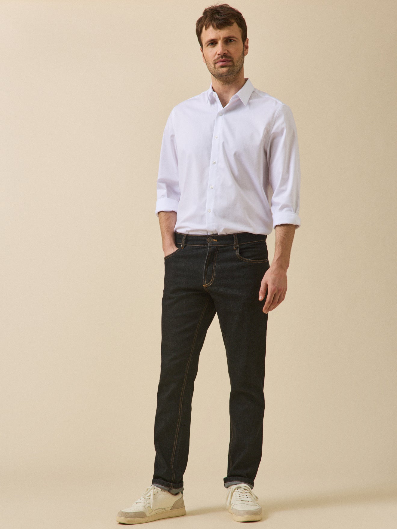 Jean regular homme coton biologique