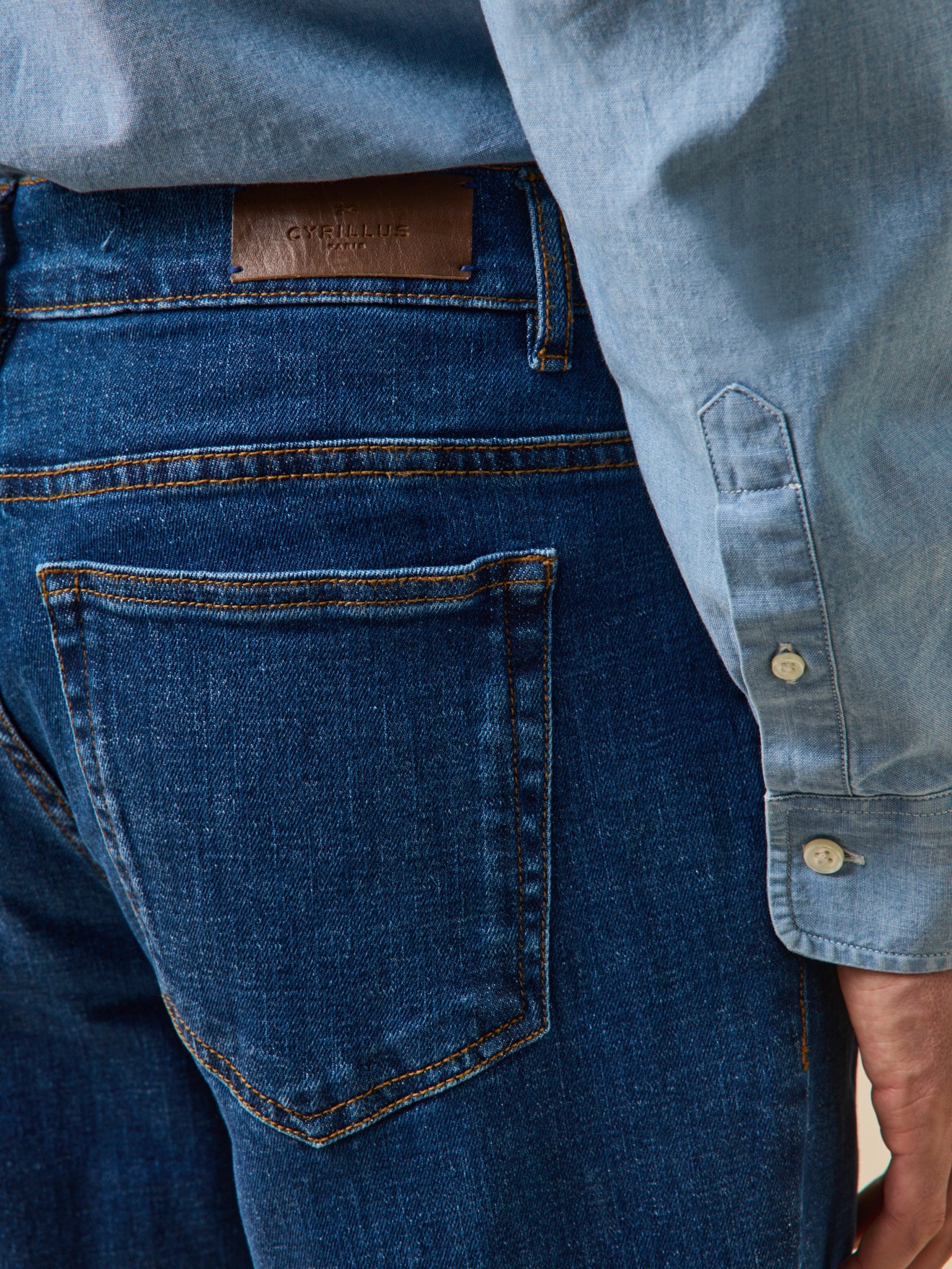 Jean regular homme coton biologique