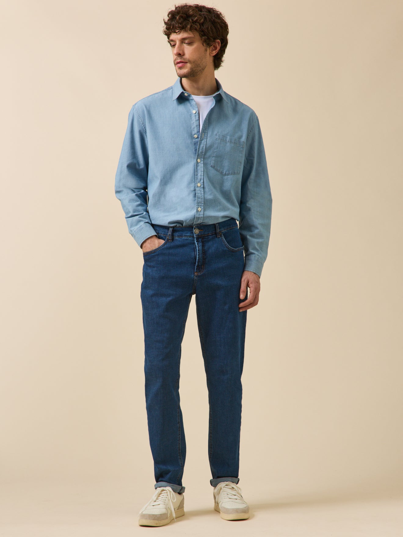 Jean regular homme coton biologique