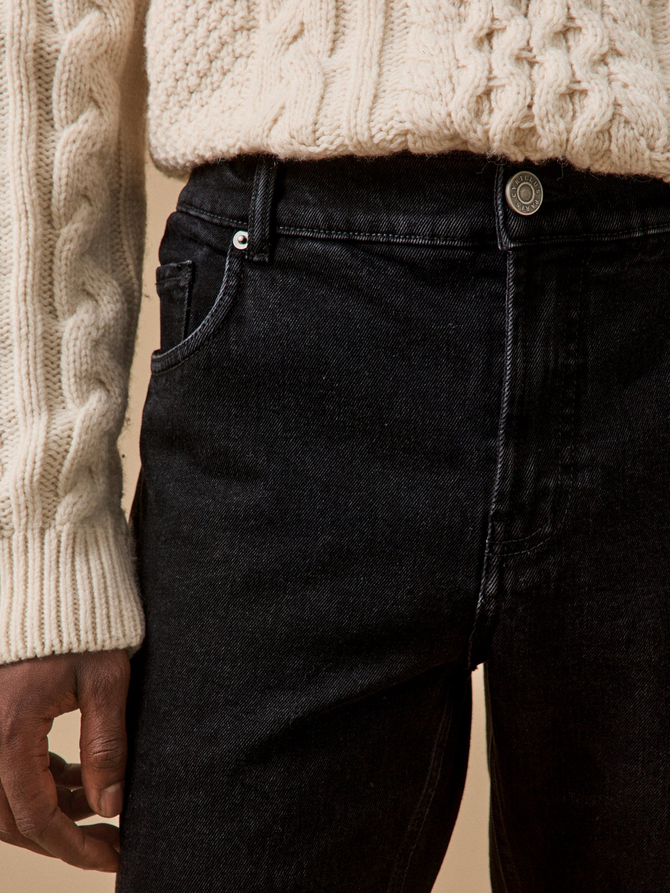 Men's organic cotton regular jeans