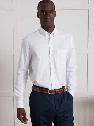 Men's Regular Fit Oxford shirt in organic cotton