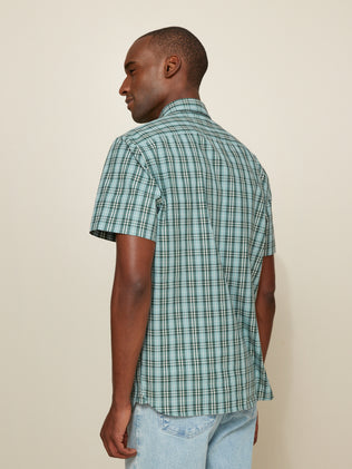 Men's Regular Fit check shirt with short sleeves