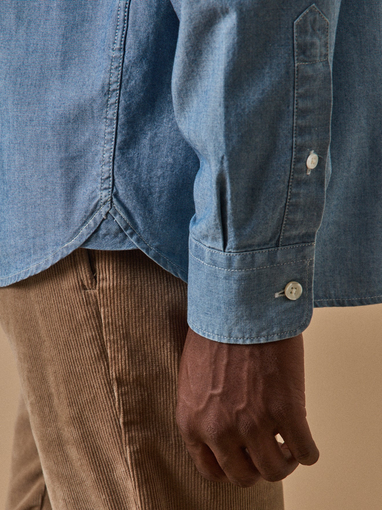 Chemise Regular Fit homme en chambray