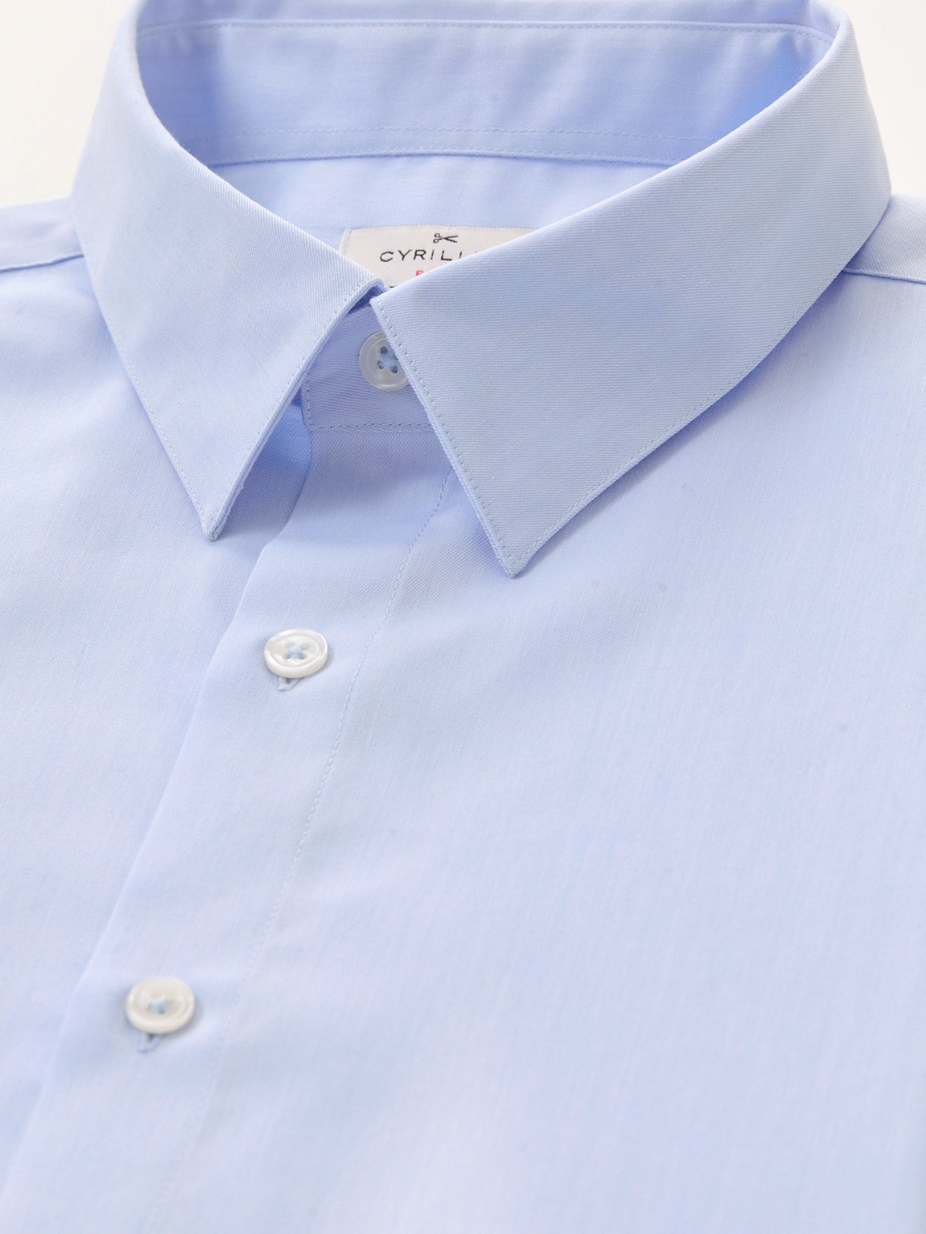 Chemise unie coton twill Regular Fit homme non iron