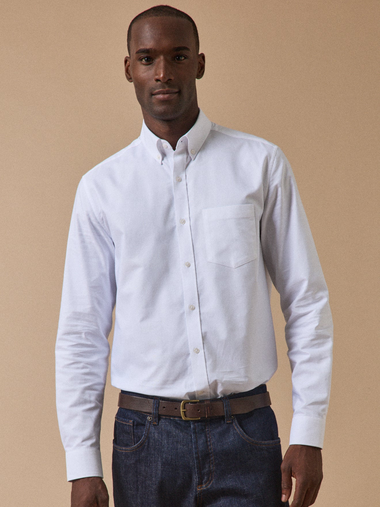 Chemise oxford homme coupe contemporaine