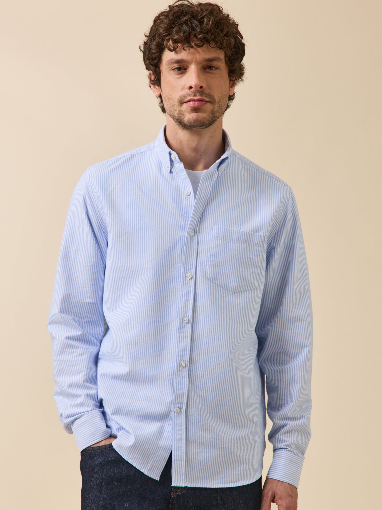 Chemise oxford homme coupe contemporaine