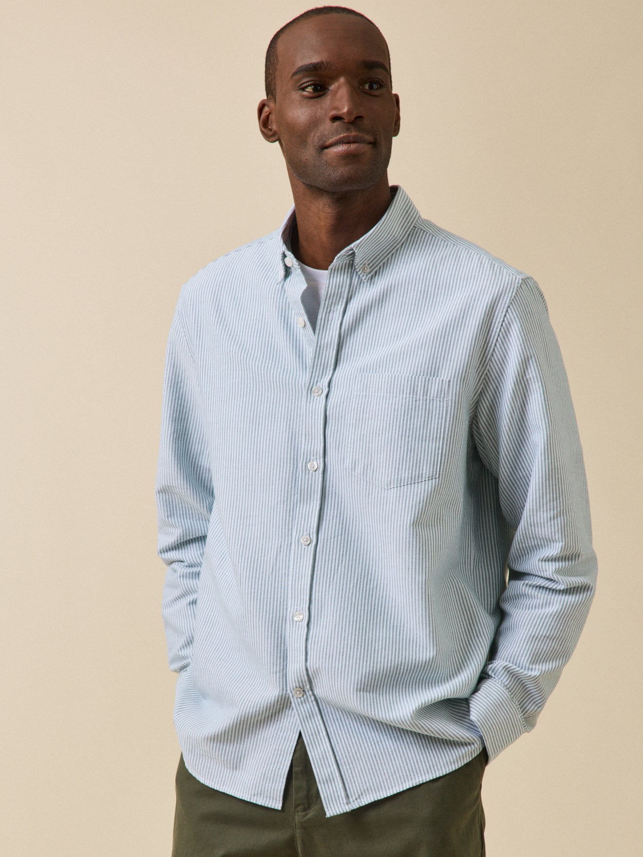 Chemise oxford homme coupe contemporaine