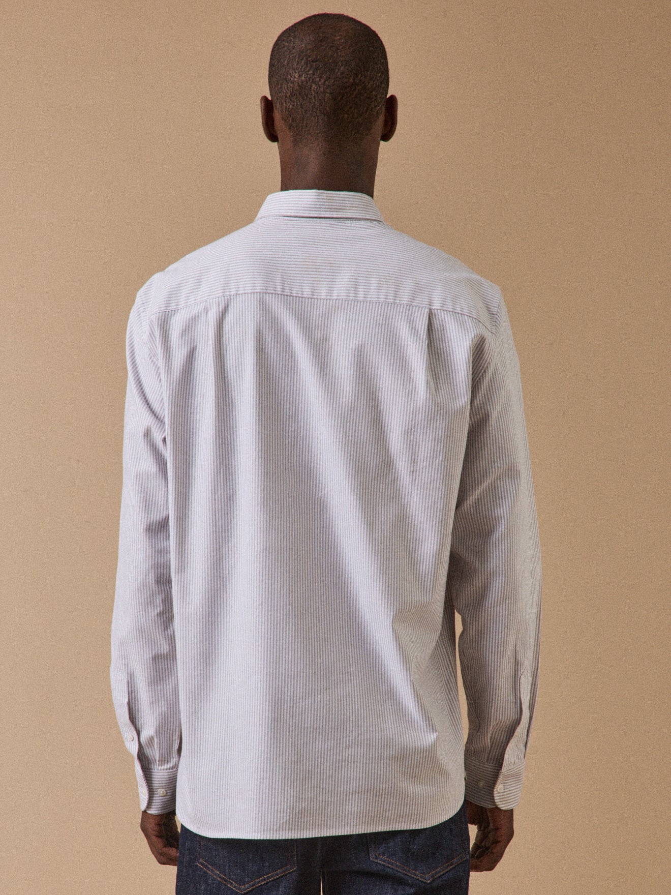 Men's Oxford cloth shirt with contemporary style