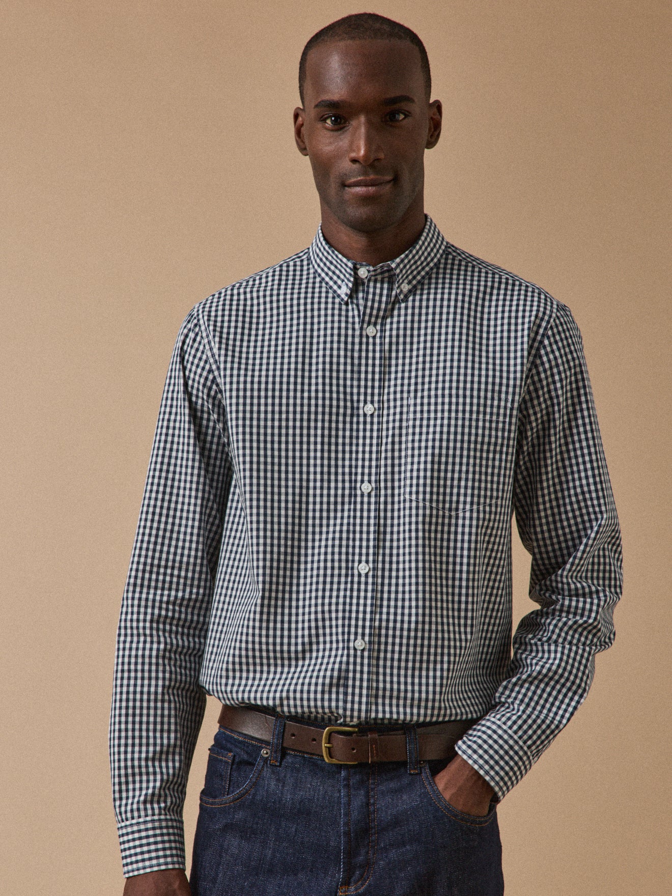 Chemise vichy homme coupe contemporaine