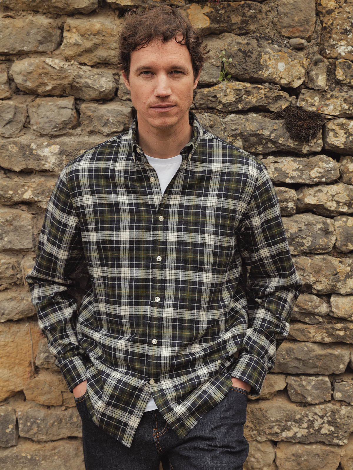 Chemise carreaux homme - coupe contemporaine
