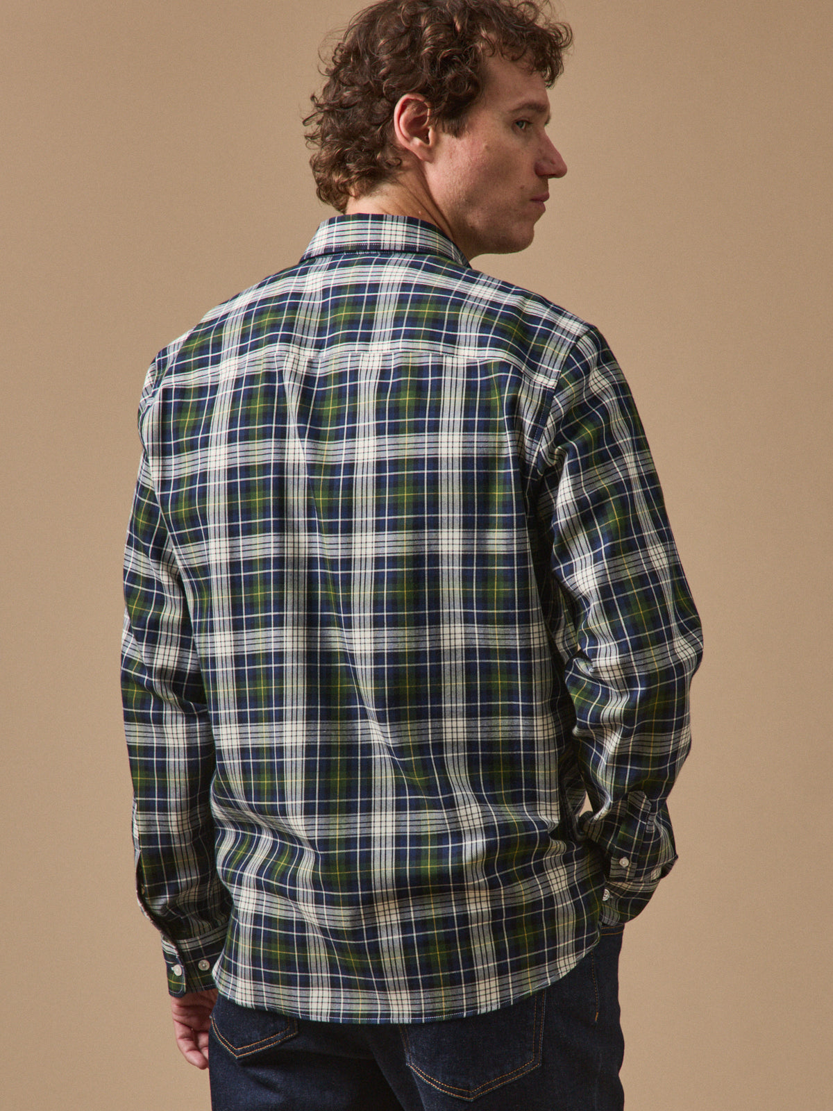 Chemise carreaux homme - coupe contemporaine