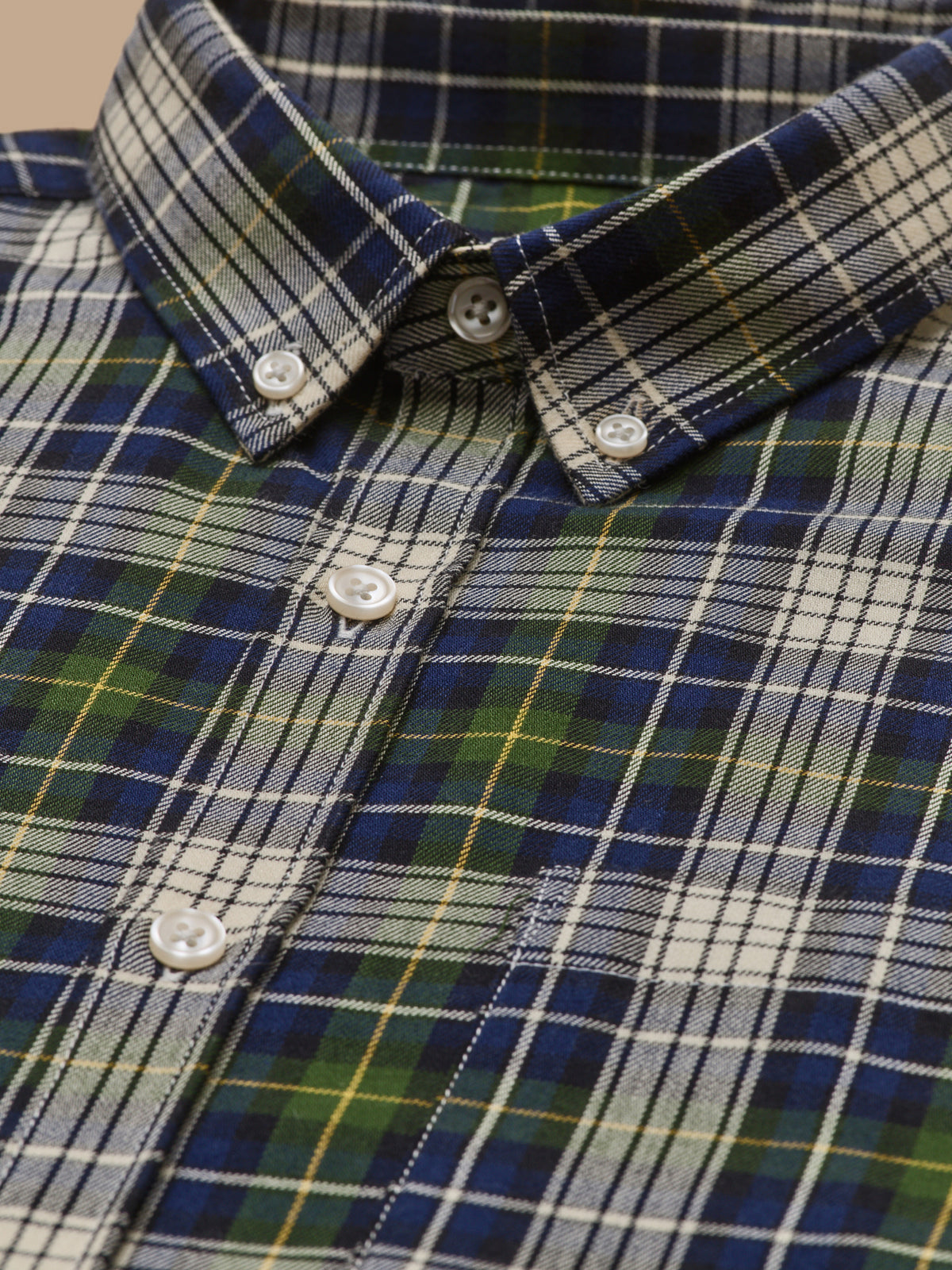 Chemise carreaux homme - coupe contemporaine
