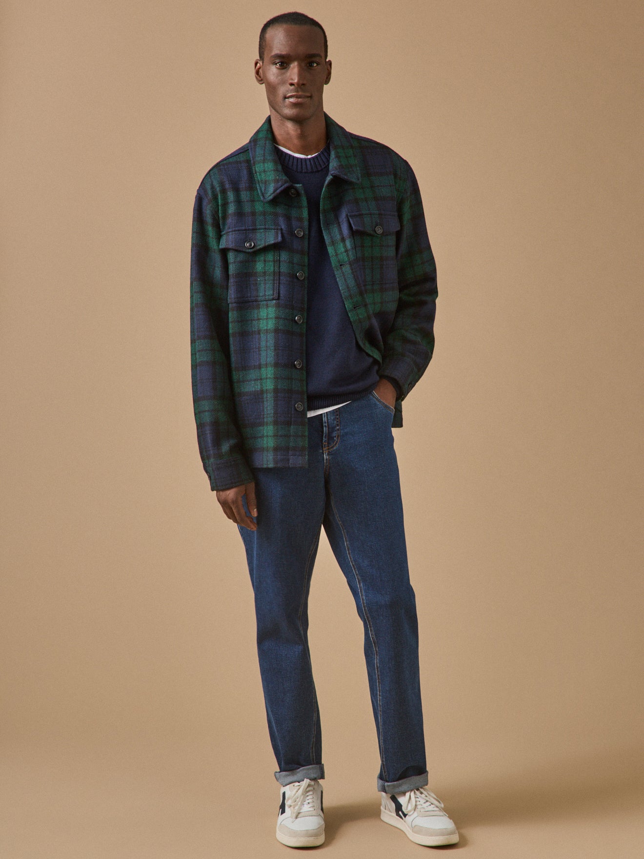 Men's wool topshirt