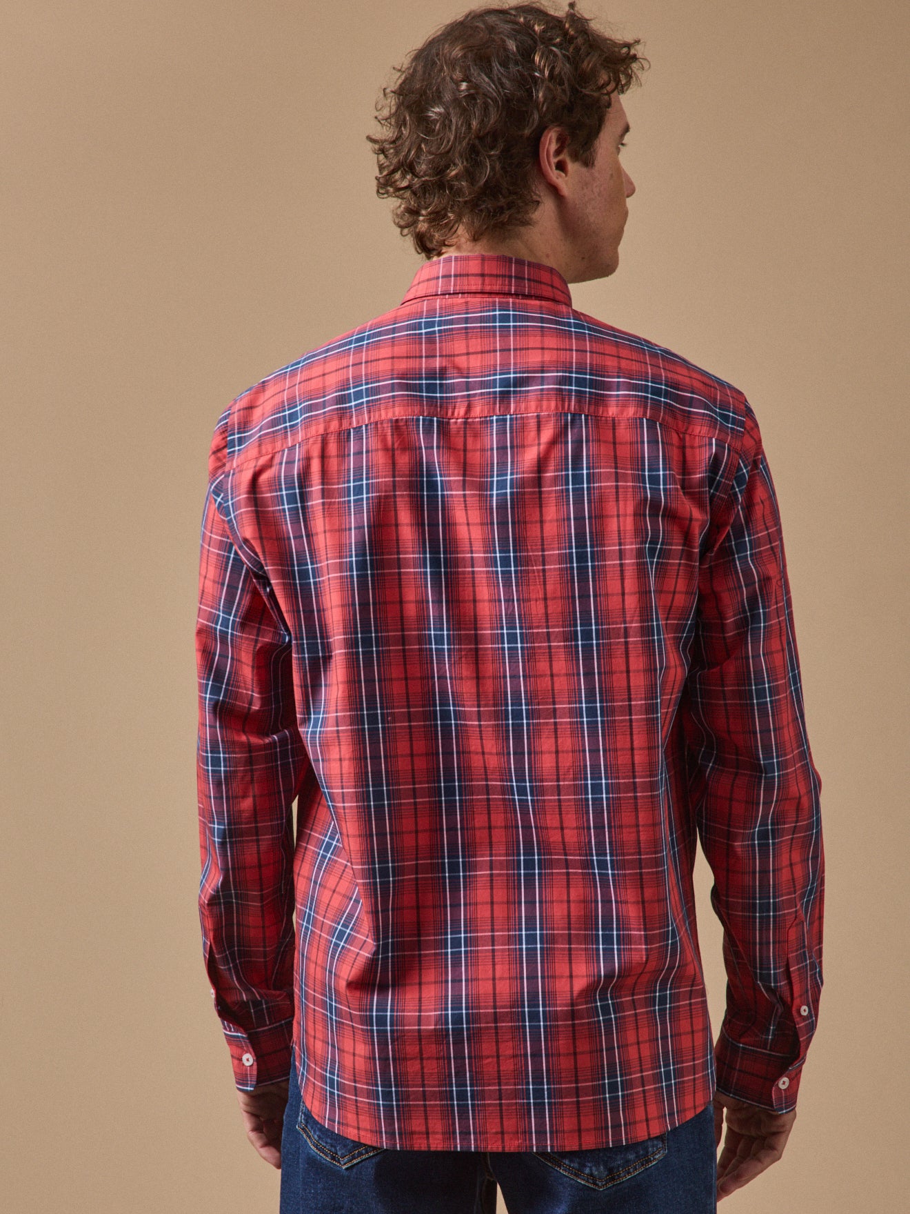 Men's checked poplin shirt - Contemporary classic style