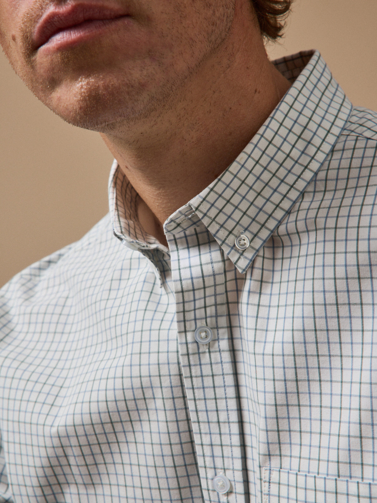 Men's tattersall checked shirt - contemporary classic style
