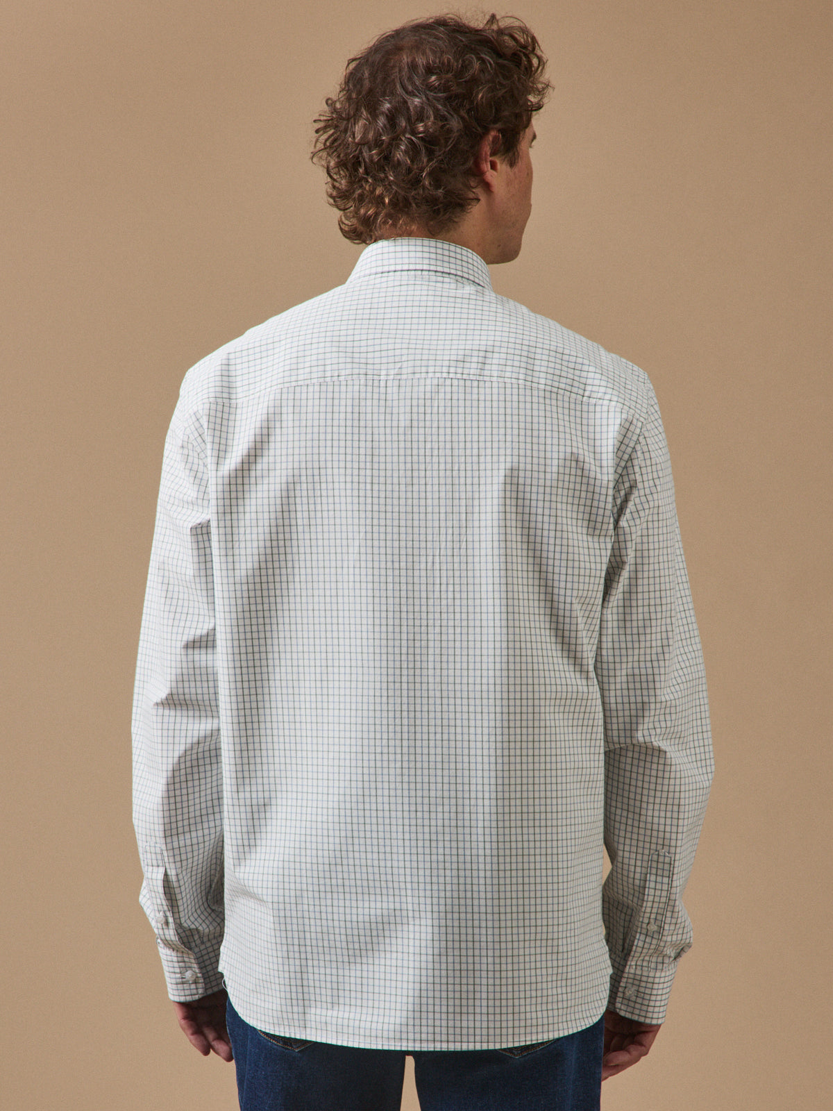 Men's tattersall checked shirt - contemporary classic style