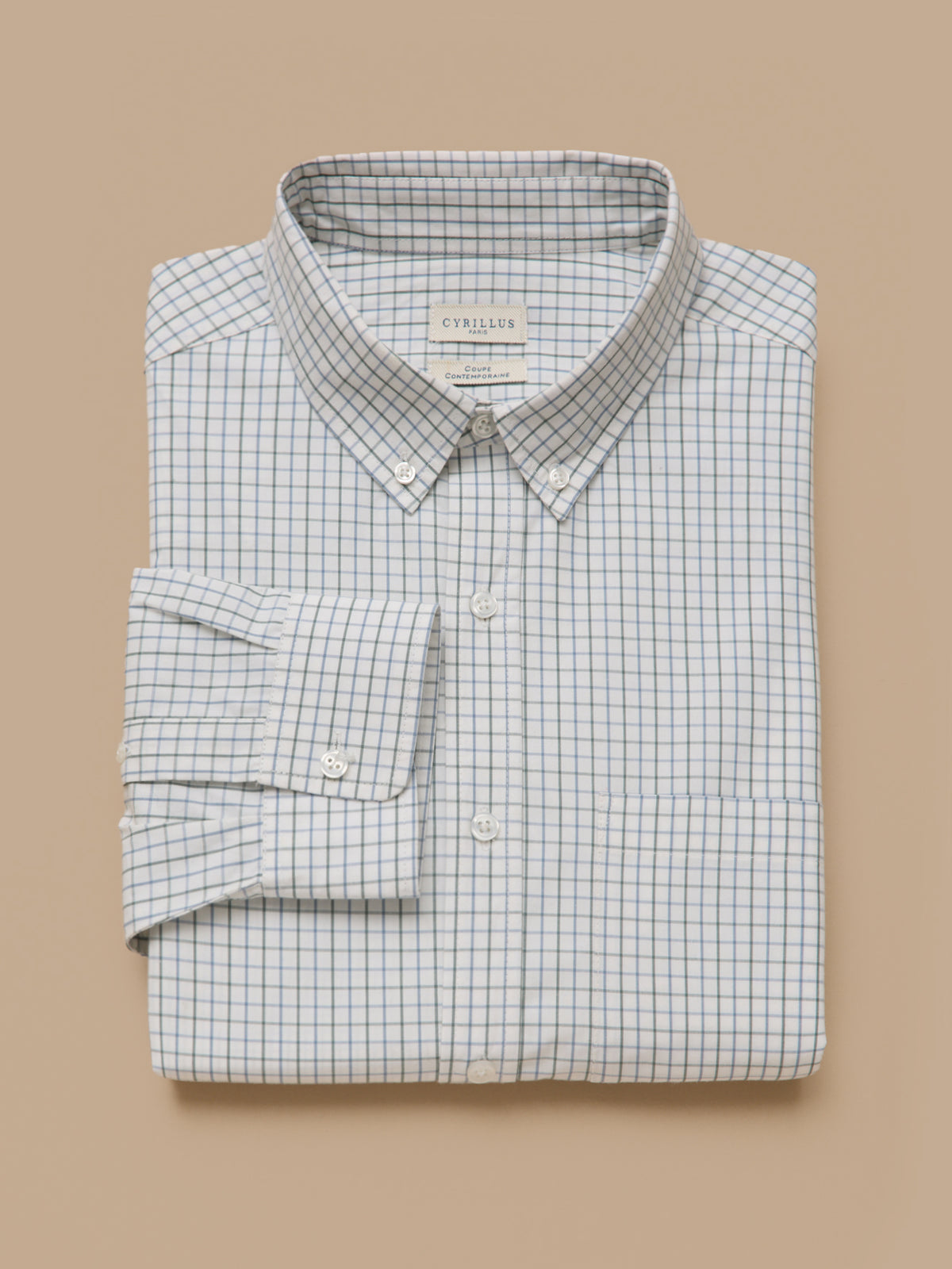 Men's tattersall checked shirt - contemporary classic style