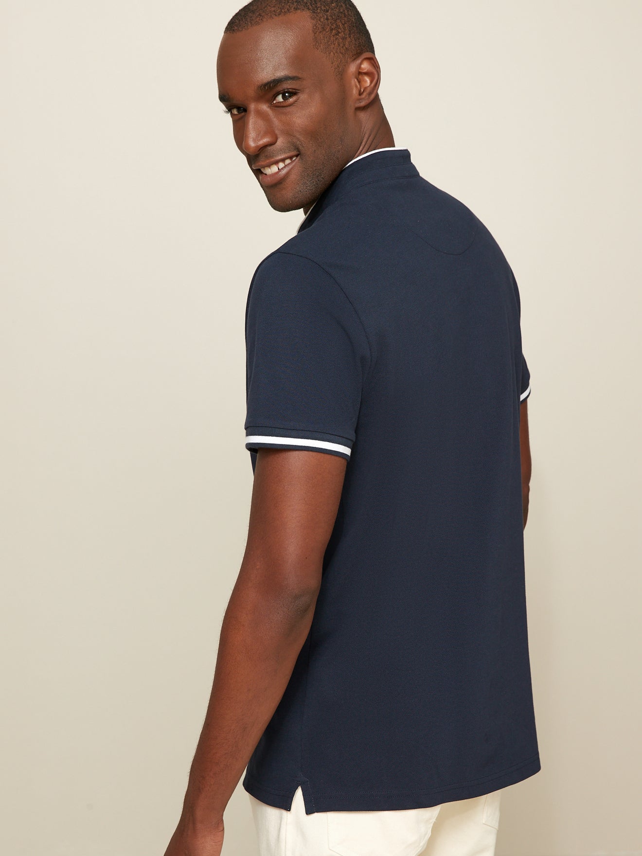 Men's t shirts with deals collar and pocket