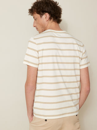 Men's organic cotton stripe T-shirt