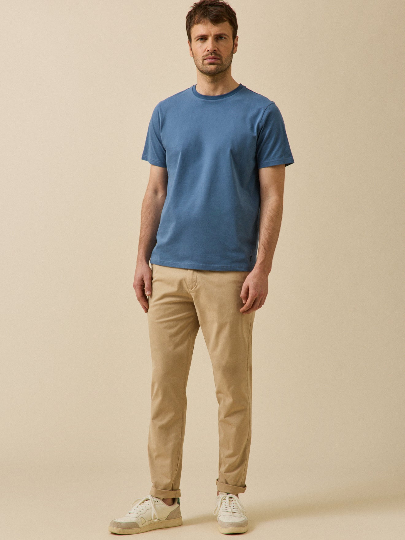 T-shirt uni homme coton biologique