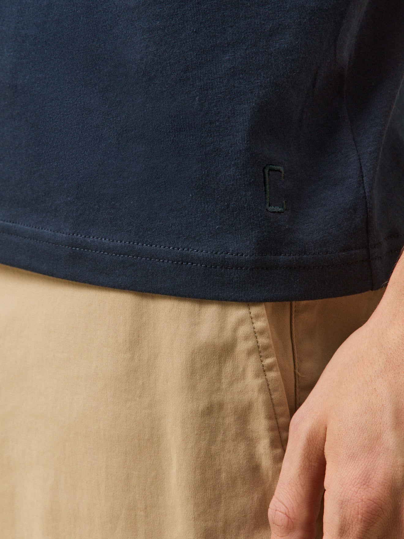 T-shirt uni homme coton biologique