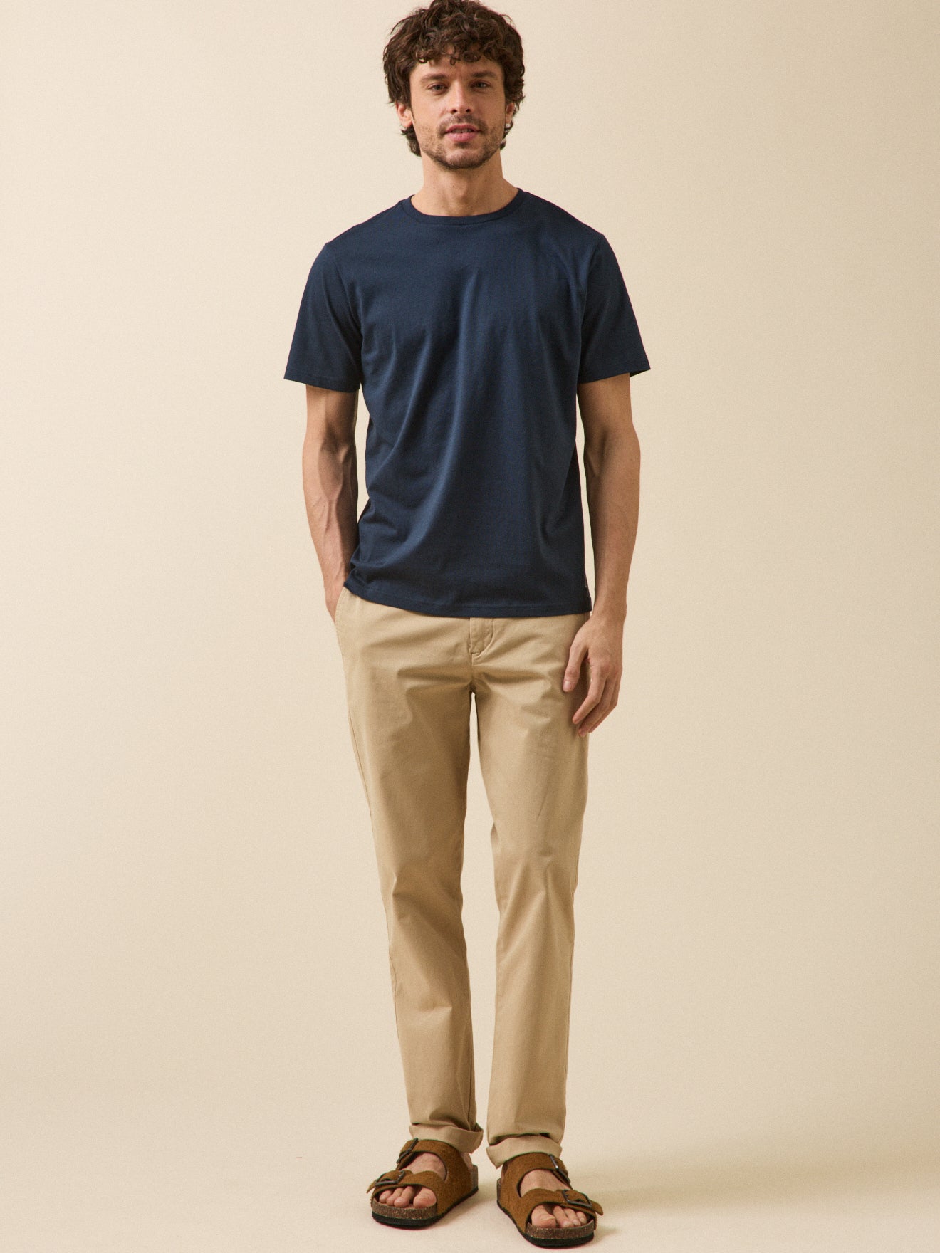 T-shirt uni homme coton biologique