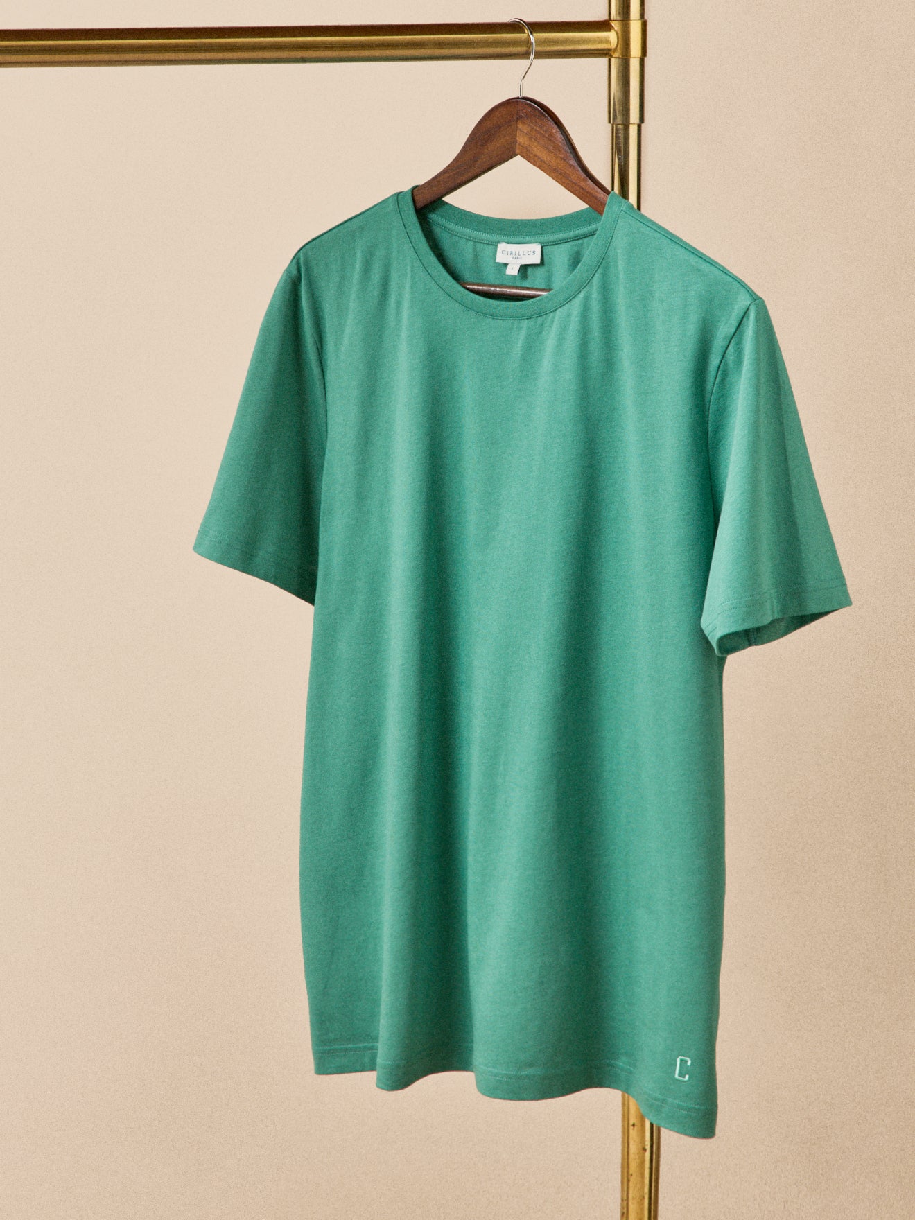 T-shirt uni homme coton biologique