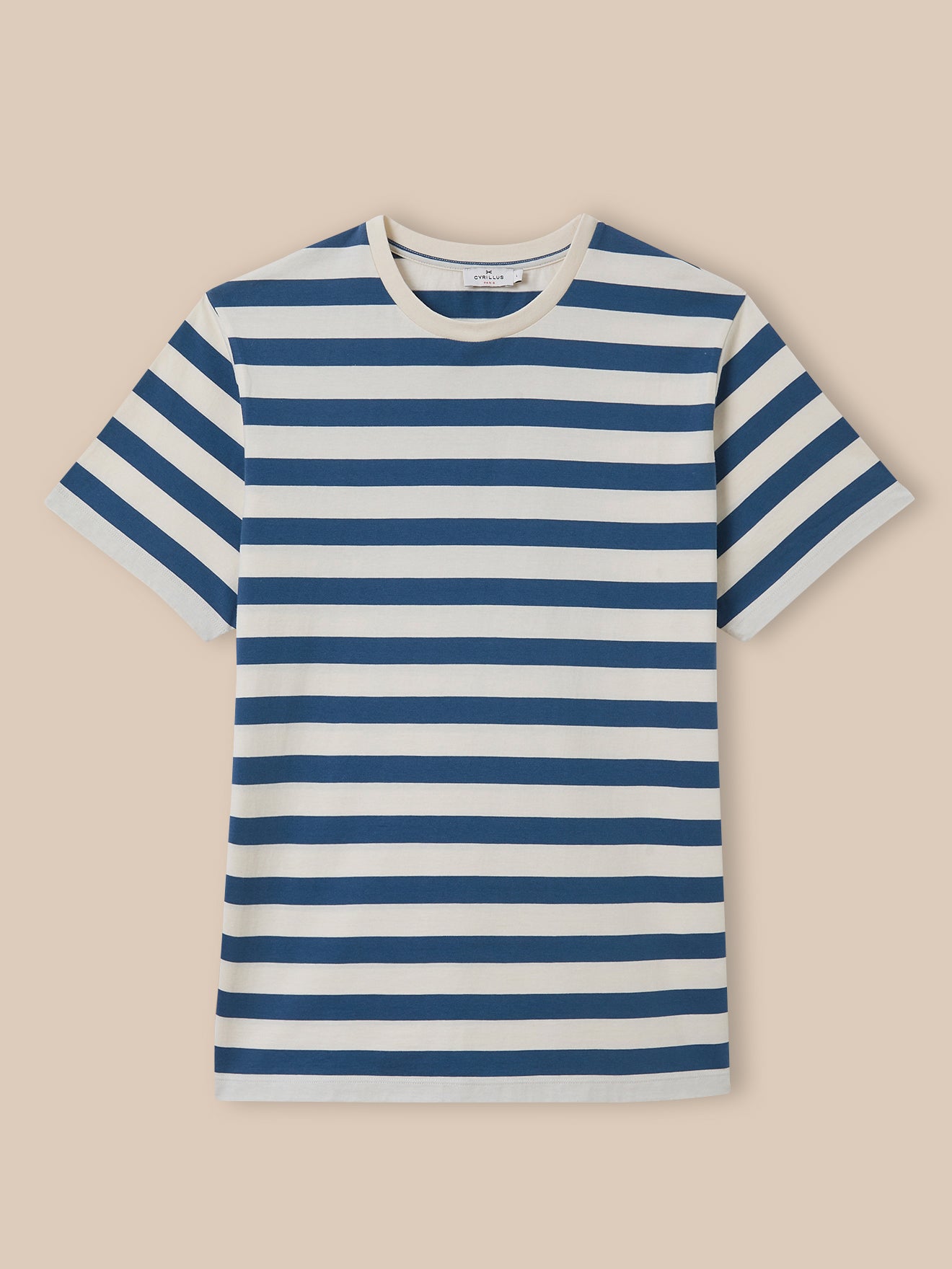 T-shirt rayé homme coton biologique