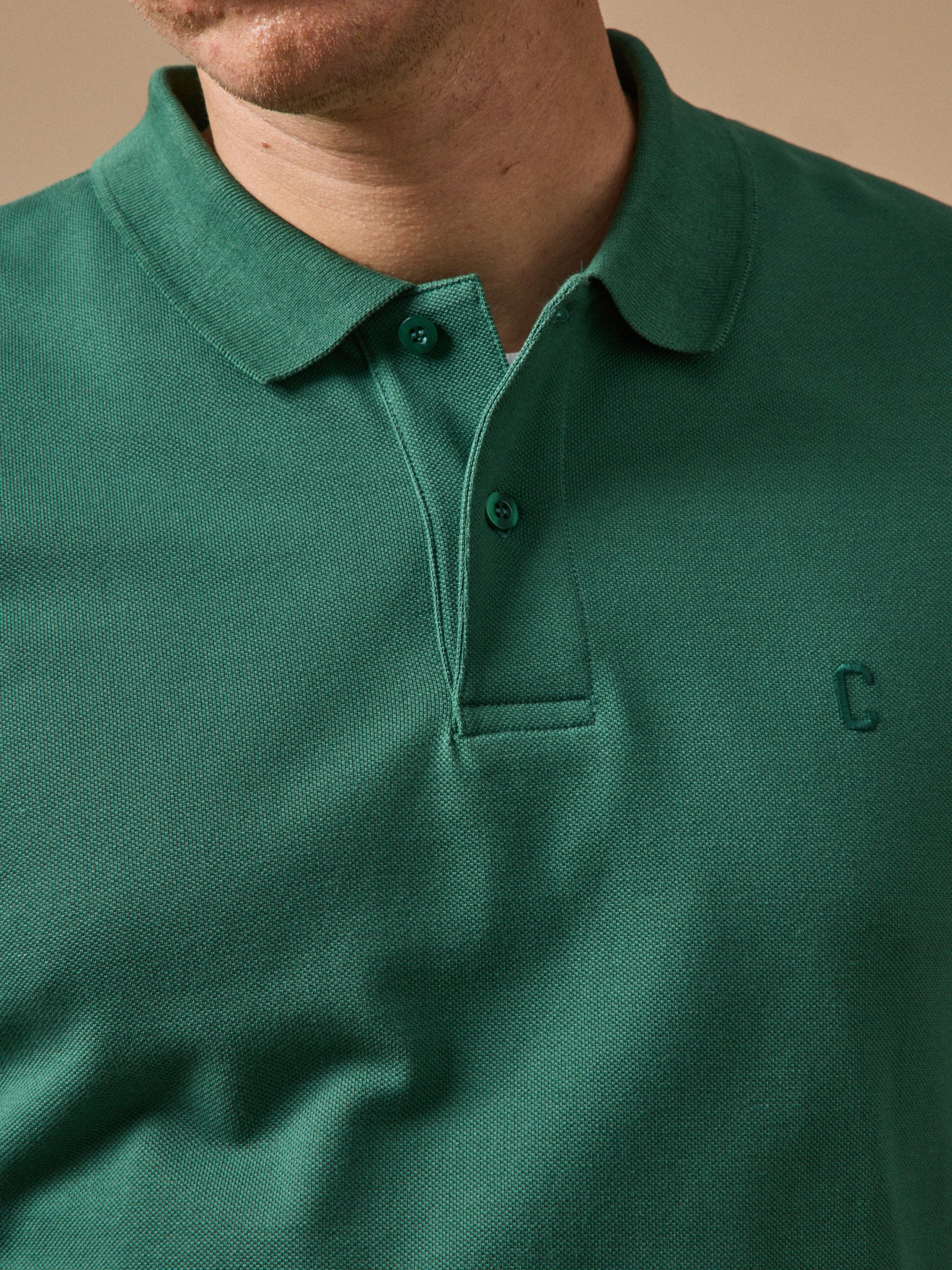 Polo maille piquée homme coton biologique