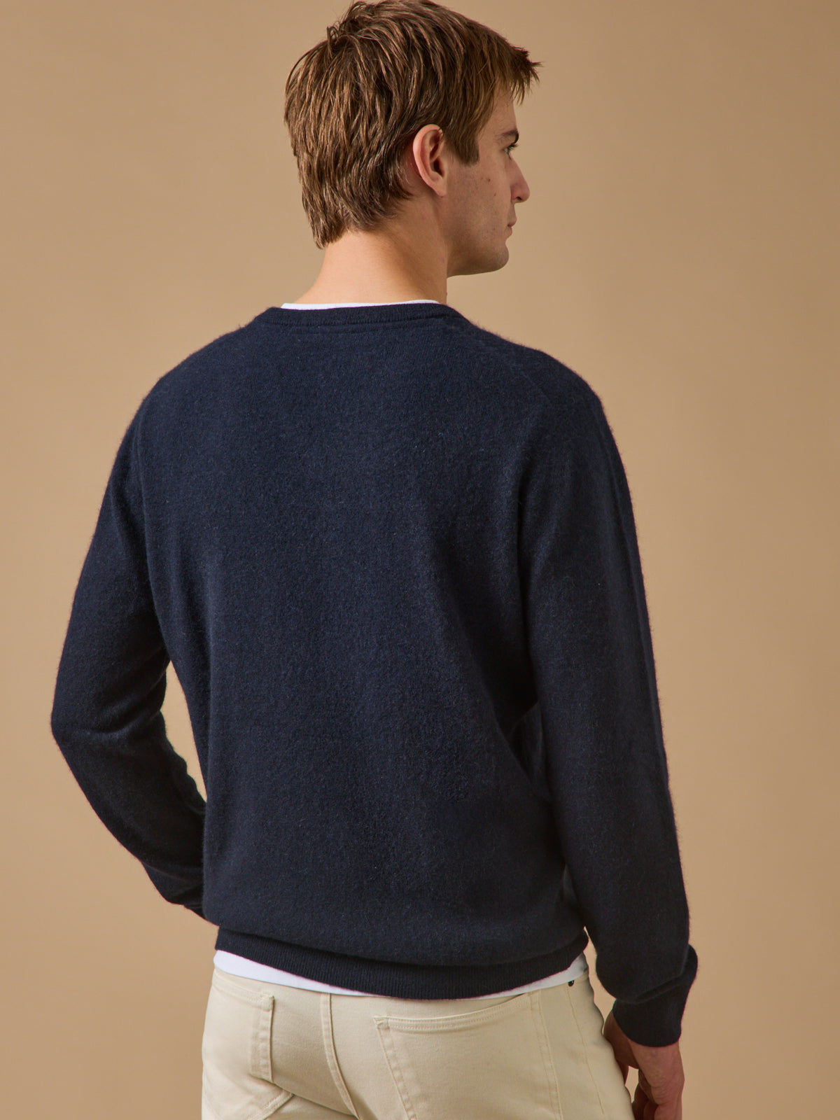 Pull col V homme - Collection Cachemire