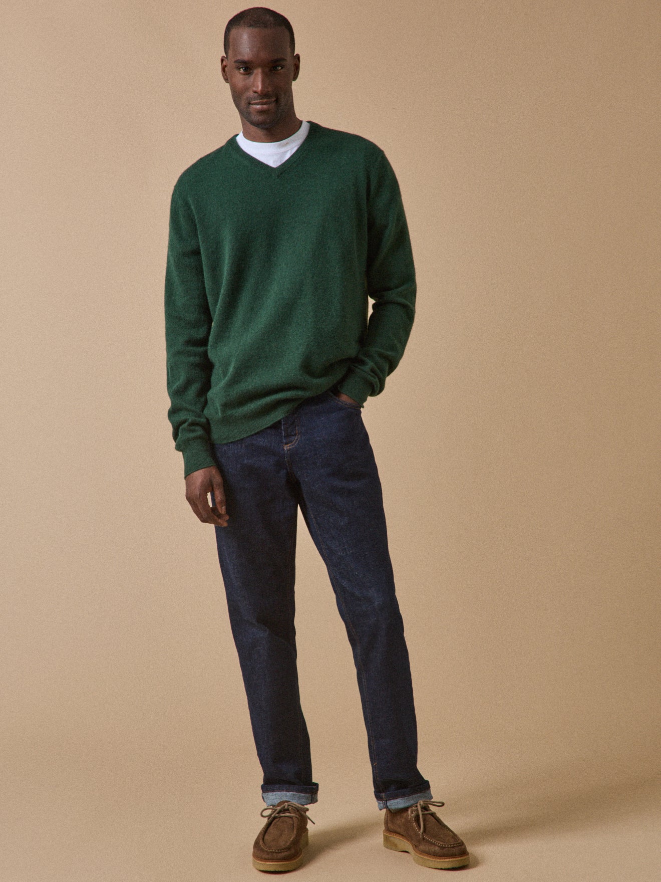 Men's V-neck sweater - The Cashmere Collection