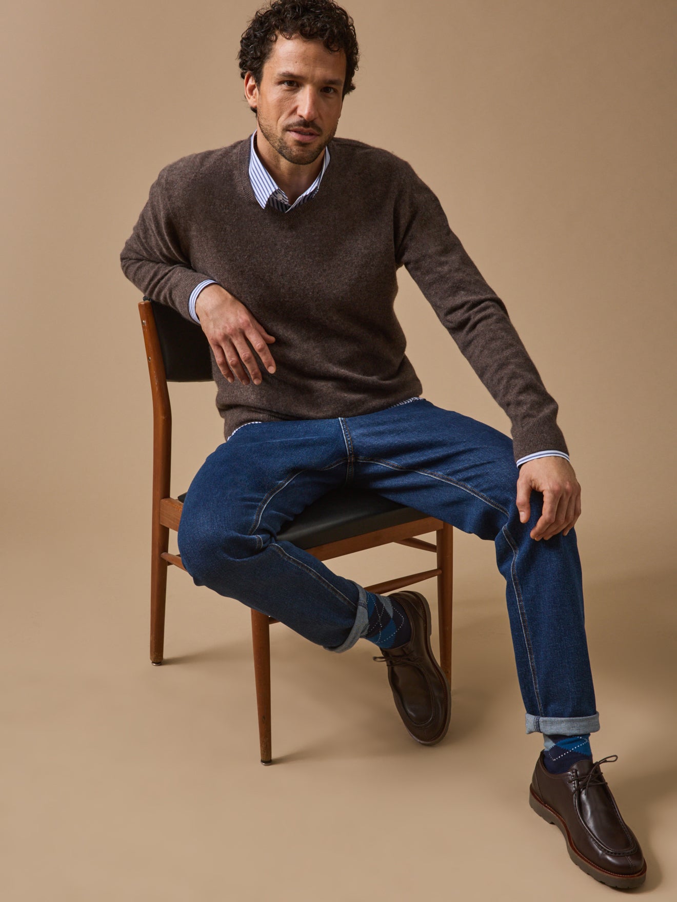 Men's V-neck sweater - The Cashmere Collection