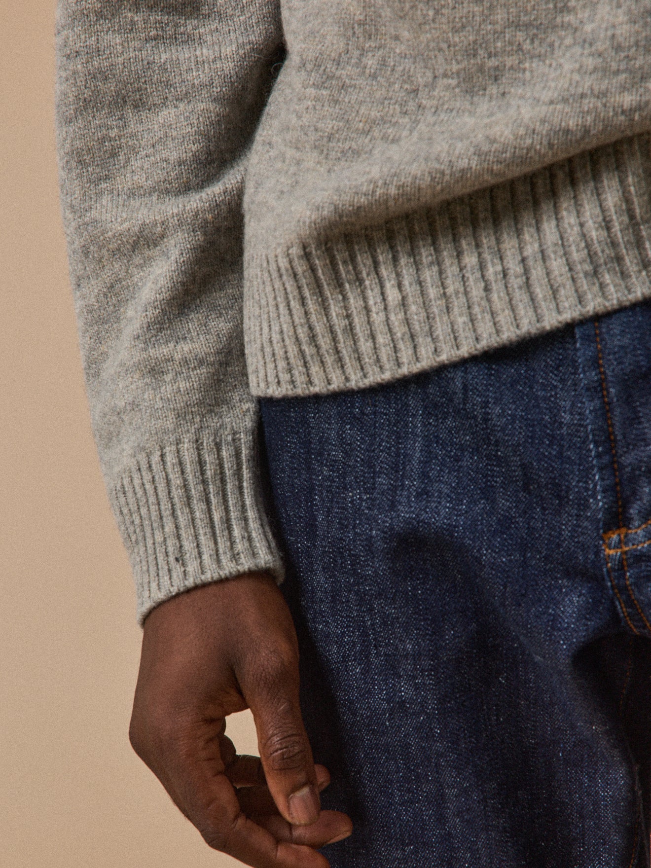 Pull col montant zippé Homme