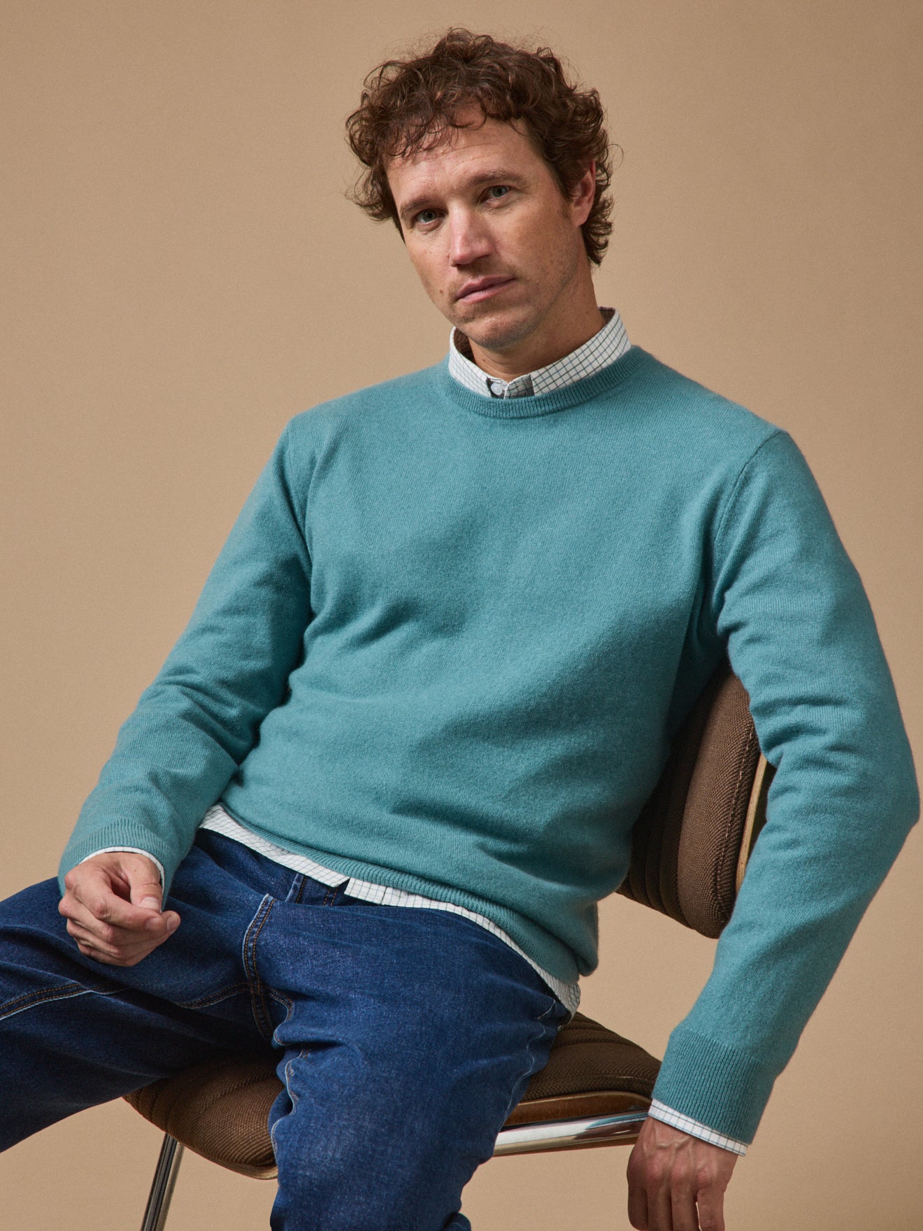 Pull col rond homme - Collection Cachemire