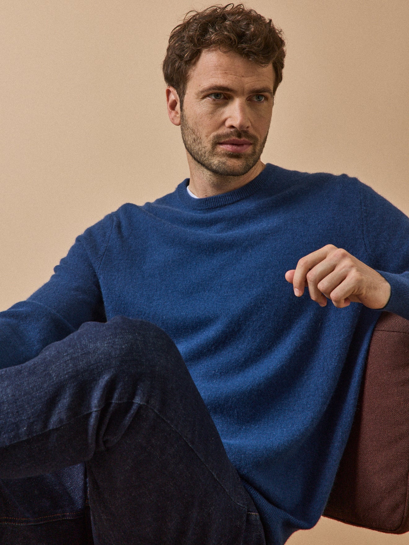 Pull col rond homme - Collection Cachemire