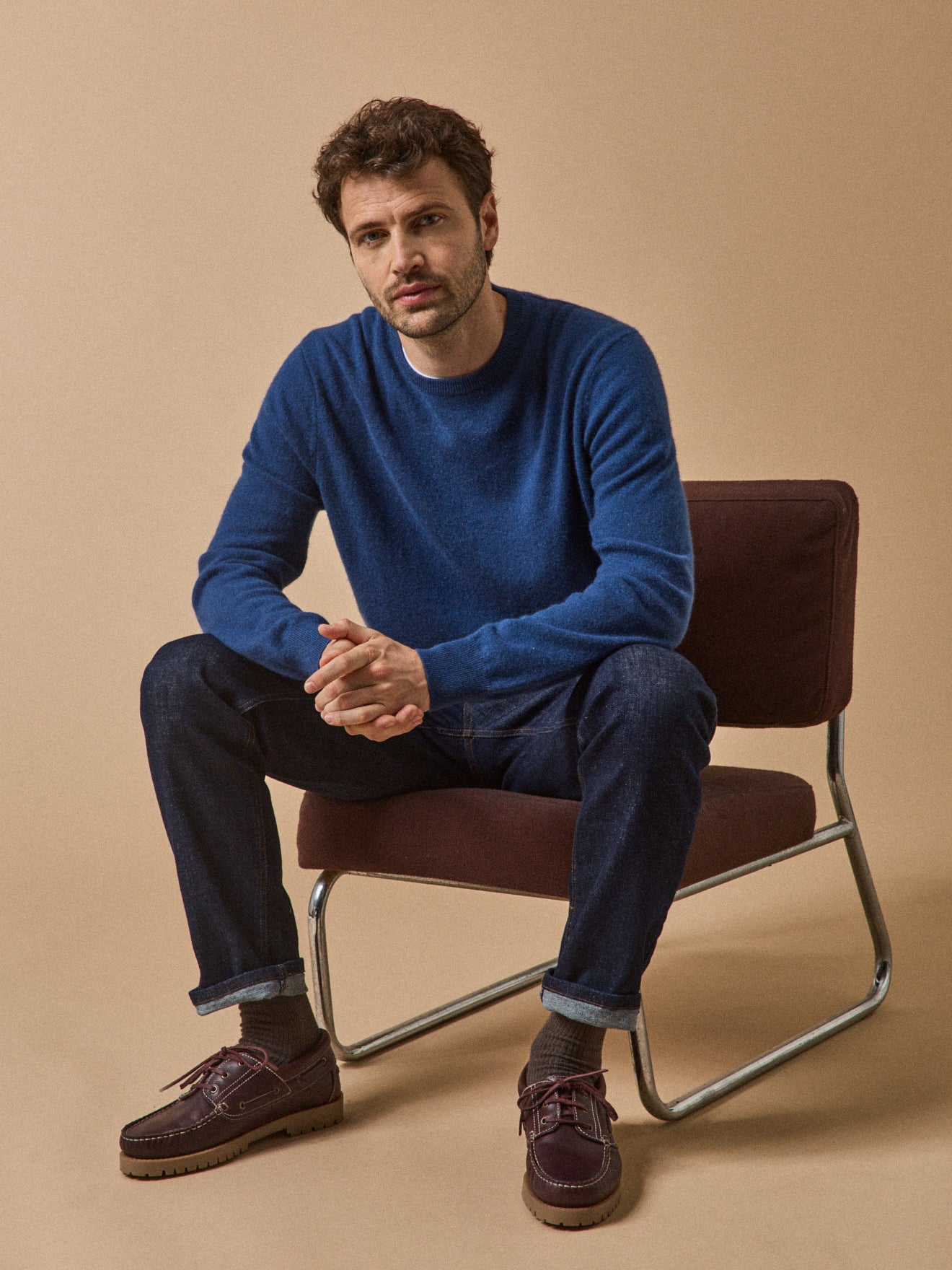 Pull col rond homme - Collection Cachemire