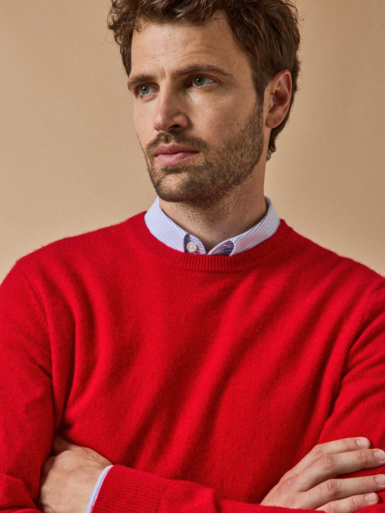 Men's round-neck sweater - The Cashmere Collection