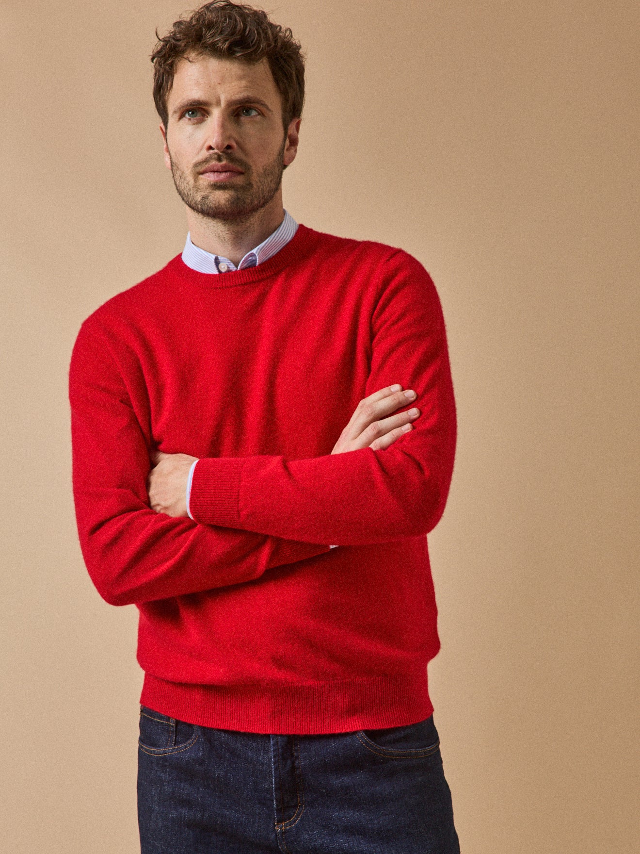 Men's round-neck sweater - The Cashmere Collection