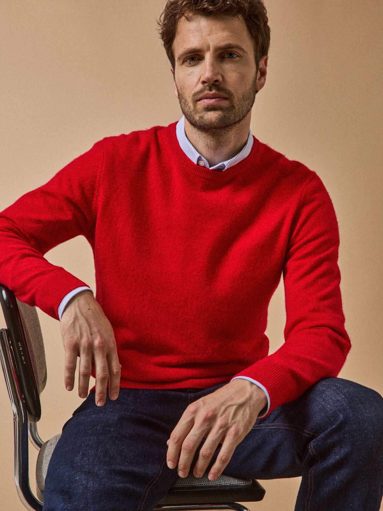 Pull col rond homme - Collection Cachemire