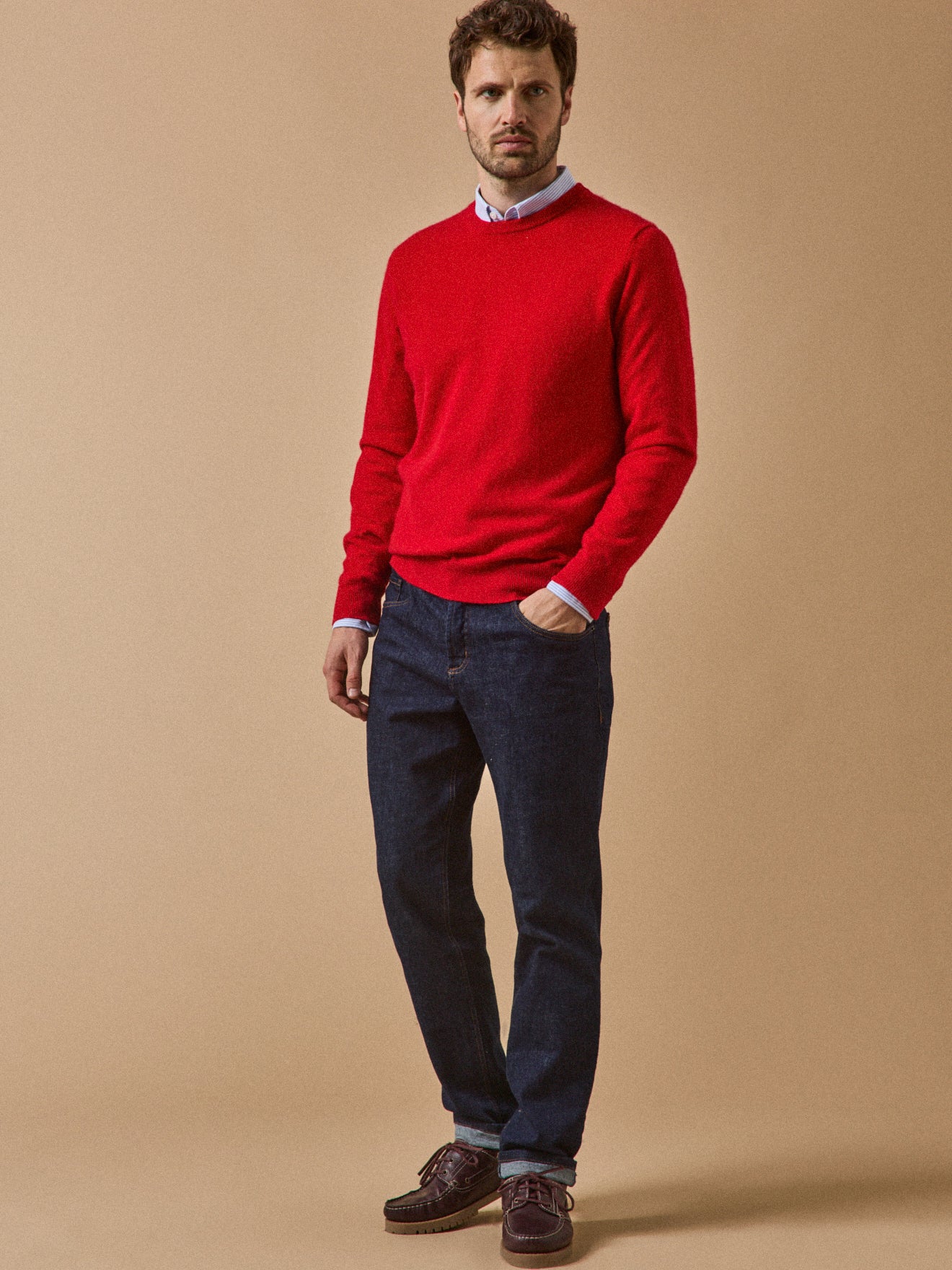 Men's round-neck sweater - The Cashmere Collection