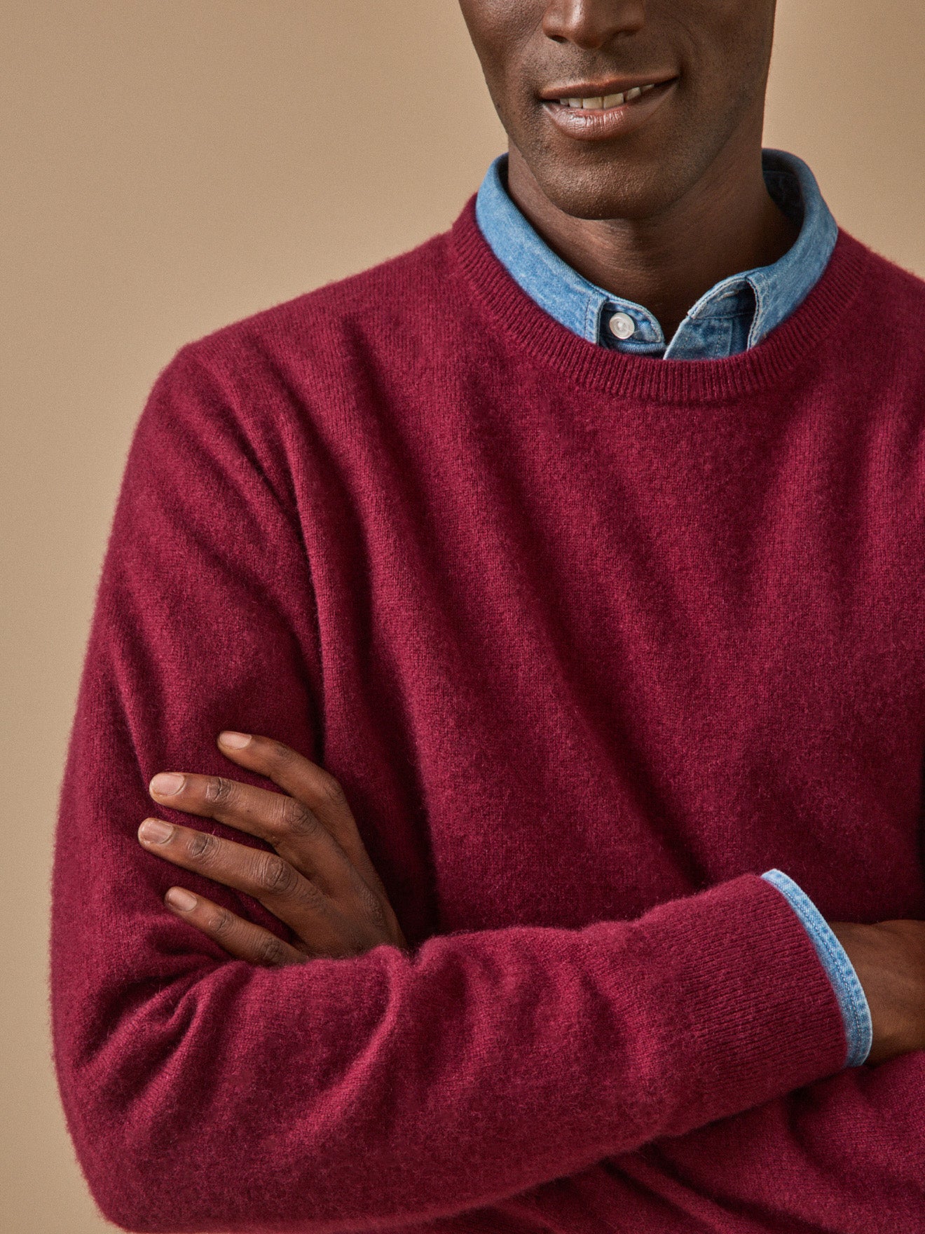 Men's round-neck sweater - The Cashmere Collection