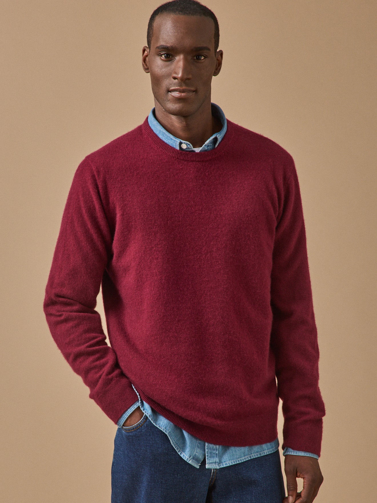 Men's round-neck sweater - The Cashmere Collection