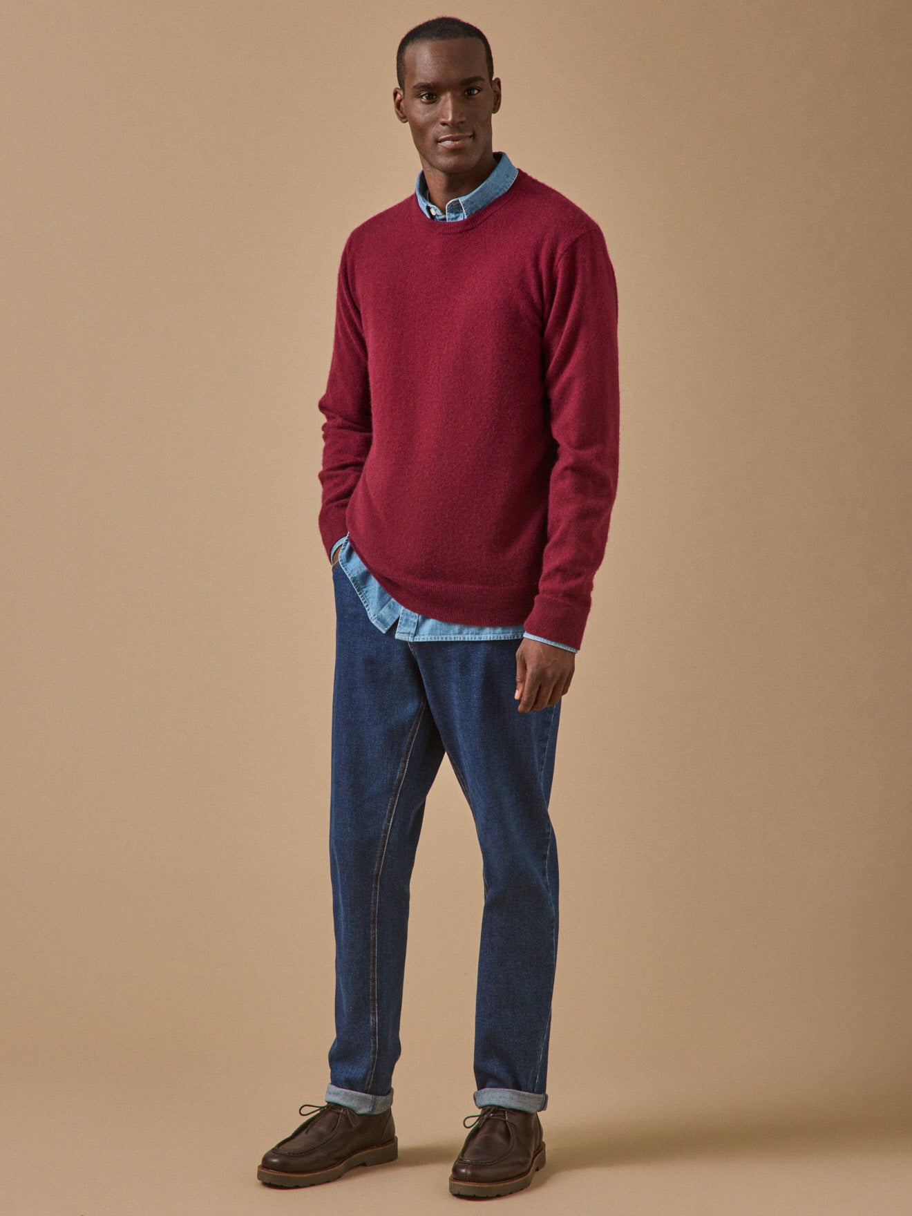 Men's round-neck sweater - The Cashmere Collection