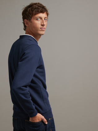 Men's organic cotton fleece sweatshirt