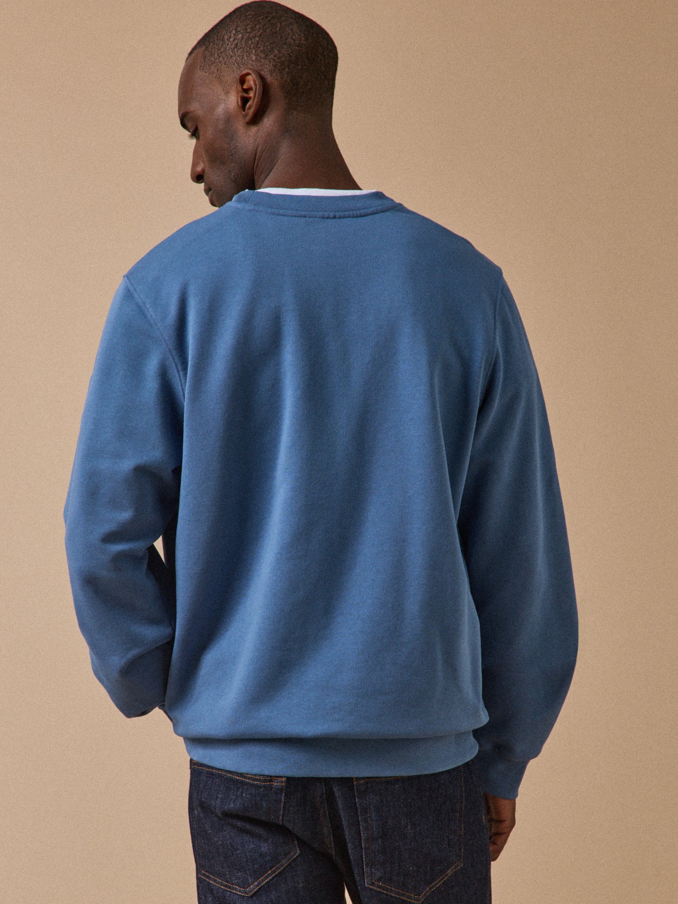 Men's organic cotton fleece sweatshirt