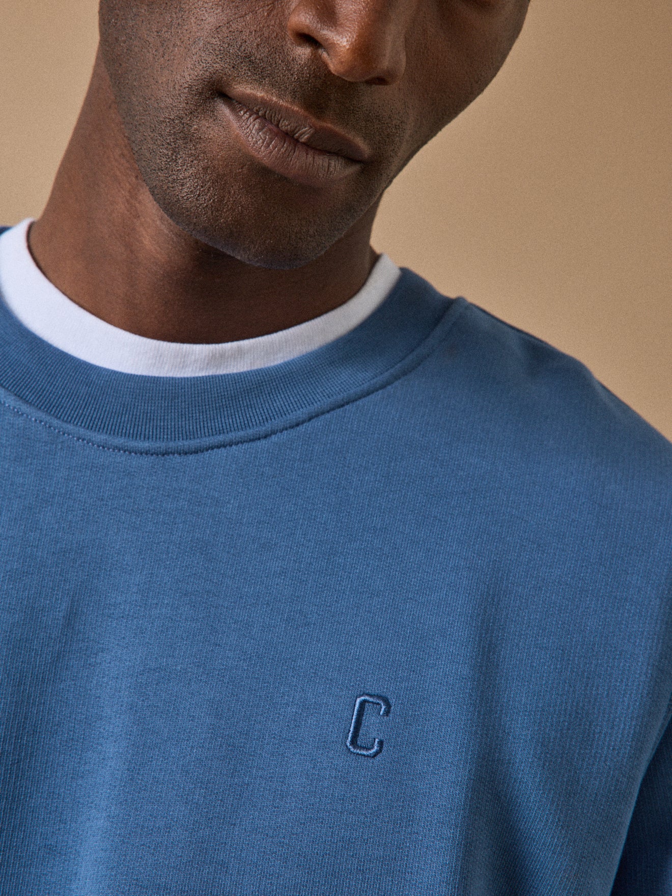 Men's organic cotton fleece sweatshirt