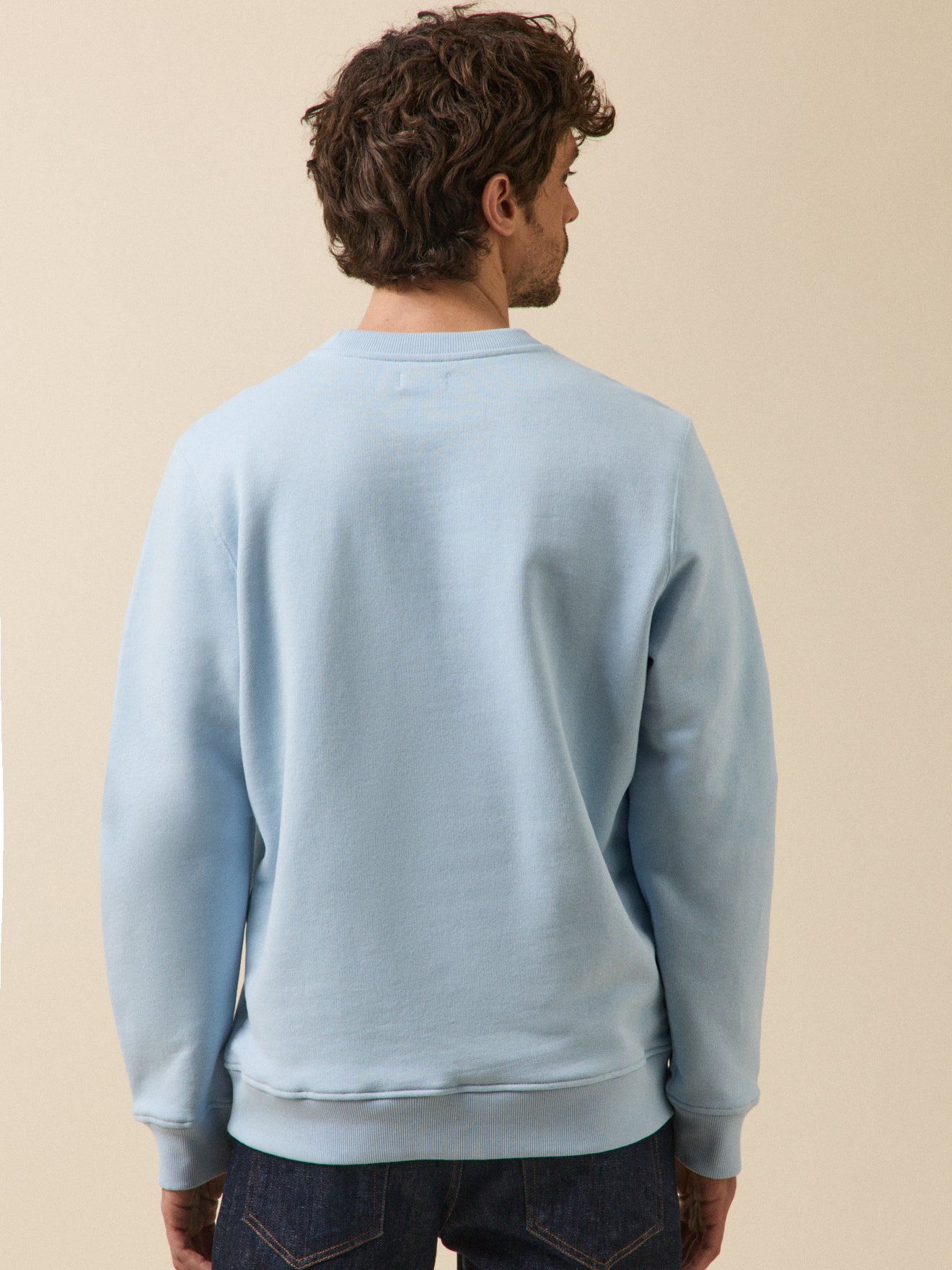 Men's organic cotton fleece sweatshirt