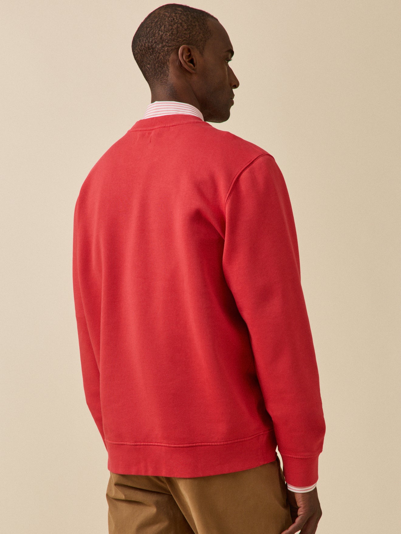 Men's organic cotton fleece sweatshirt