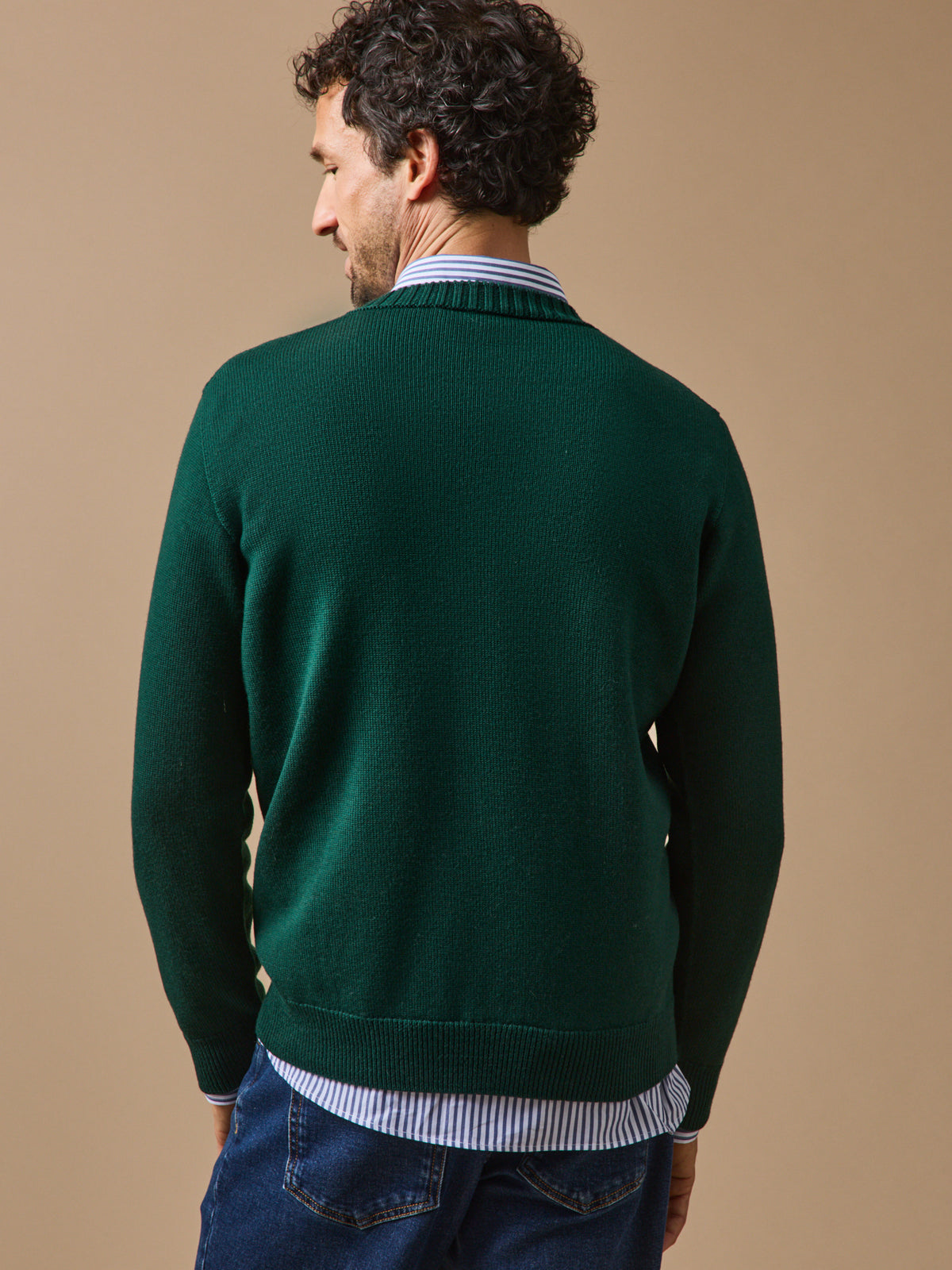 Men's merino wool sweater - Cyrillus x Les 3 Tricoteurs